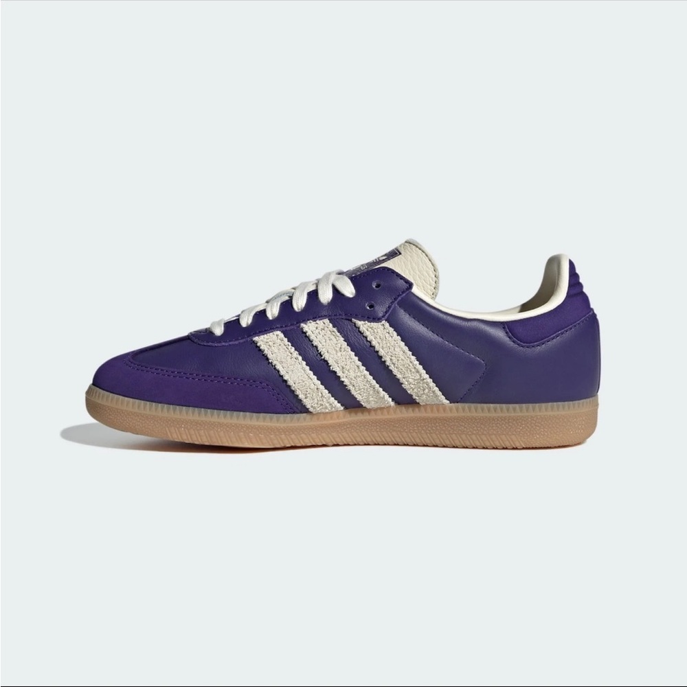 Adidas Samba Purple & White Women Sz 9 /7.5 Men NWB - Picture 11 of 14